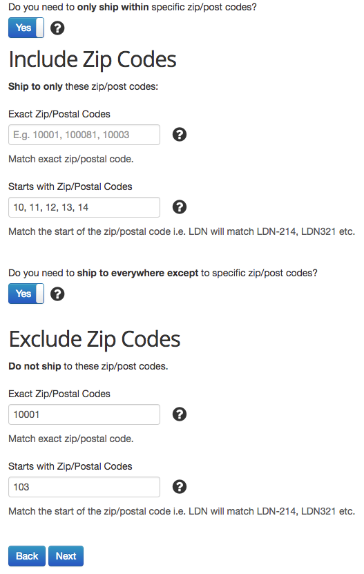 Better Shipping Create Shipping Rate