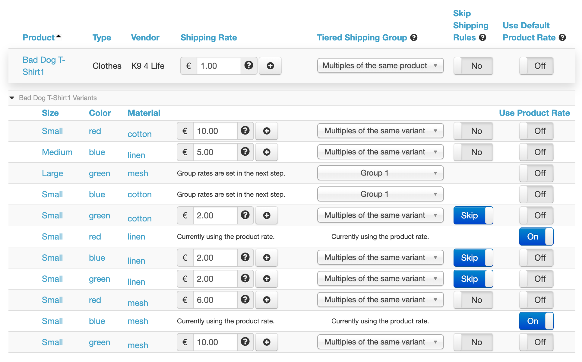 Better Shipping Product Rates