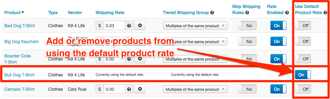 Better Shipping Product Rates