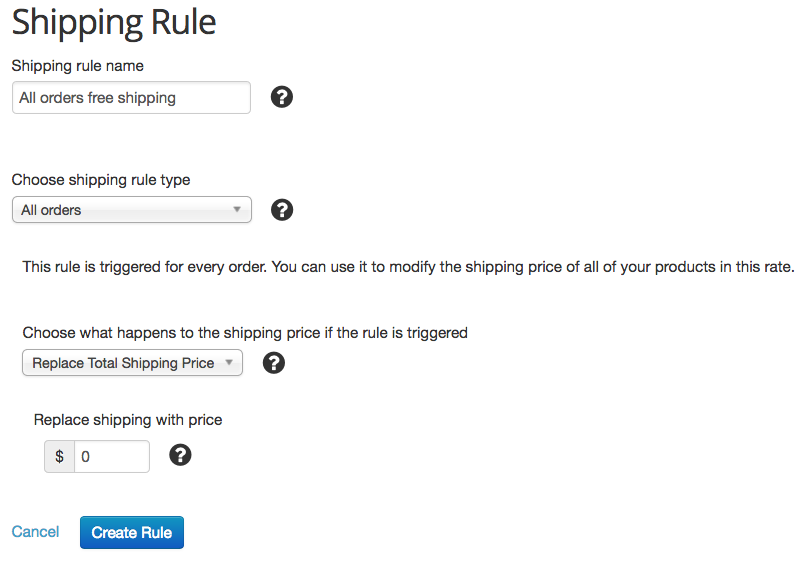 Better Shipping Shipping Rules