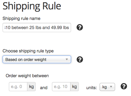 Better Shipping Shipping Rules